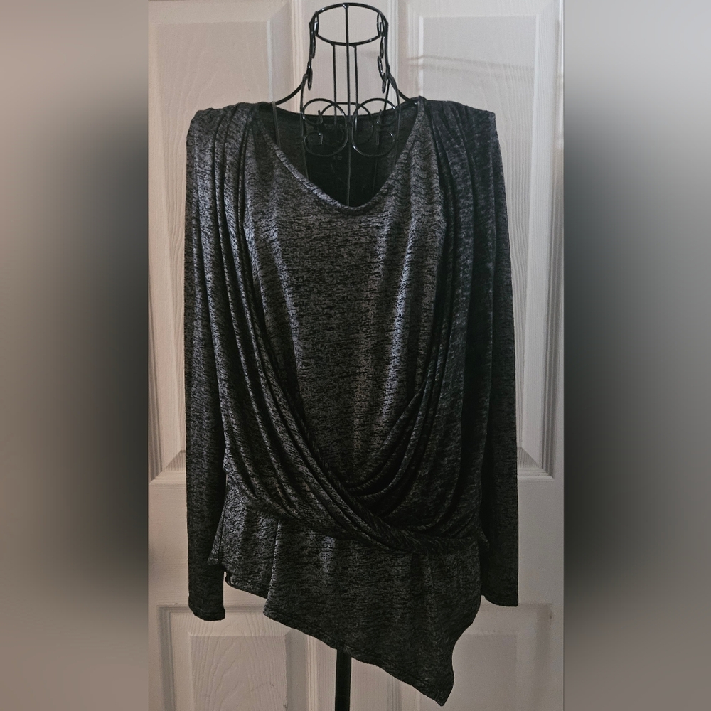 White House Black Market Asymmetrical Blouse